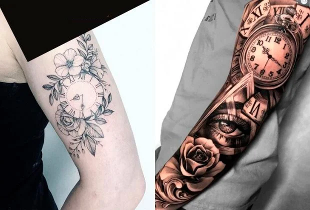 Que significa un reloj en fashion un tatuaje