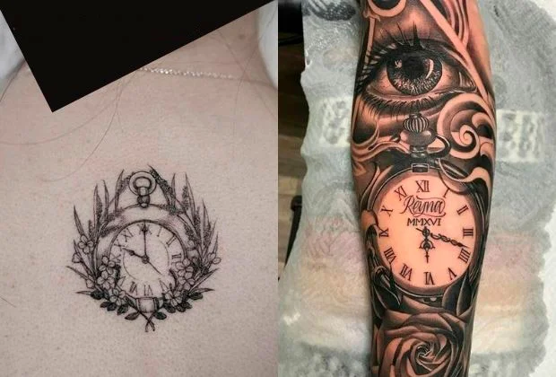 Relogio Seus Diferentes Significados E Suas Possibilidades Como Tatuagem