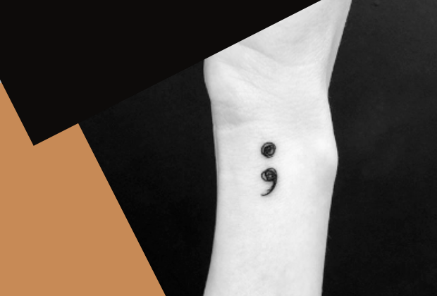 Voce Conhece O Significado Da Tatuagem Ponto E Virgula Nos Contamos Para Voce