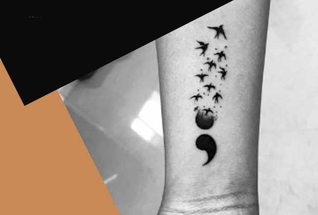 Voce Conhece O Significado Da Tatuagem Ponto E Virgula Nos Contamos Para Voce