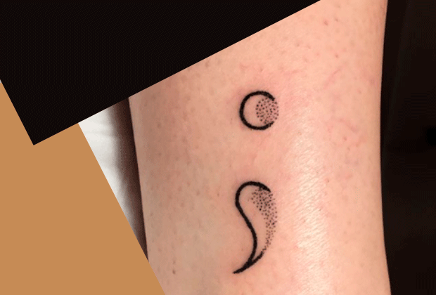 Voce Conhece O Significado Da Tatuagem Ponto E Virgula Nos Contamos Para Voce