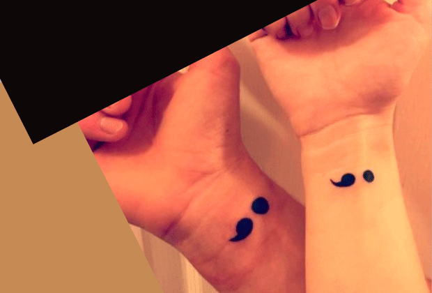 Voce Conhece O Significado Da Tatuagem Ponto E Virgula Nos Contamos Para Voce
